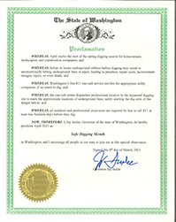 Governors Proclamation